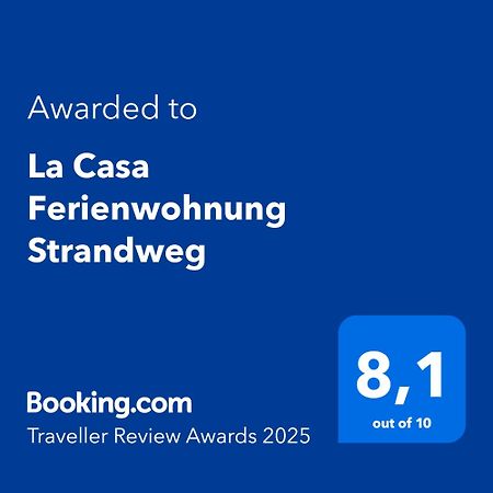La Casa Ferienwohnung Strandweg Steinberg  ภายนอก รูปภาพ